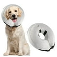 thumbnail image 1 of Protective Inflatable Collar, Dog Cones for Large Dogs to Stop Licking, Soft Cone for Dogs After Surgery (Grey) - S, 1 of 7