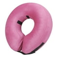 thumbnail image 1 of Protective Inflatable Collar for Dogs and Cats - Soft Pet Recovery Collar Does Not Block Vision E-Collar (M, Pink), 1 of 10