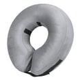 thumbnail image 1 of Protective Inflatable Collar for Dogs and Cats - Soft Pet Recovery Collar Does Not Block Vision E-Collar (S, Gray), 1 of 10