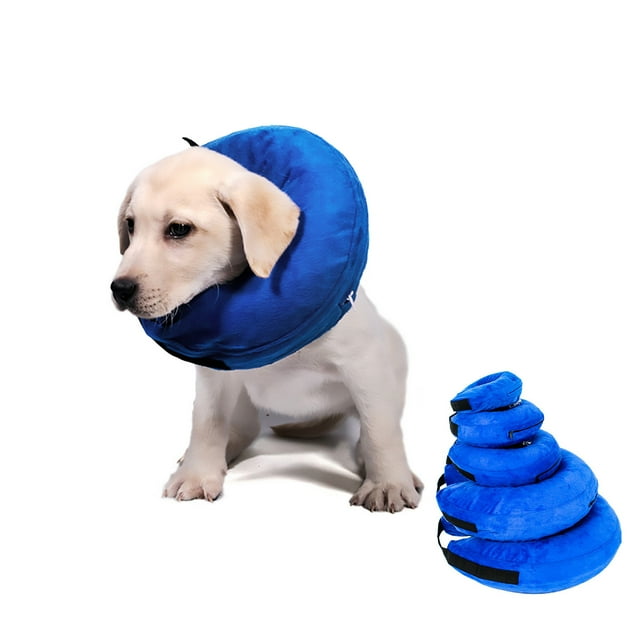 Protective Inflatable Collar for Dogs and Cats Soft Pet Recovery