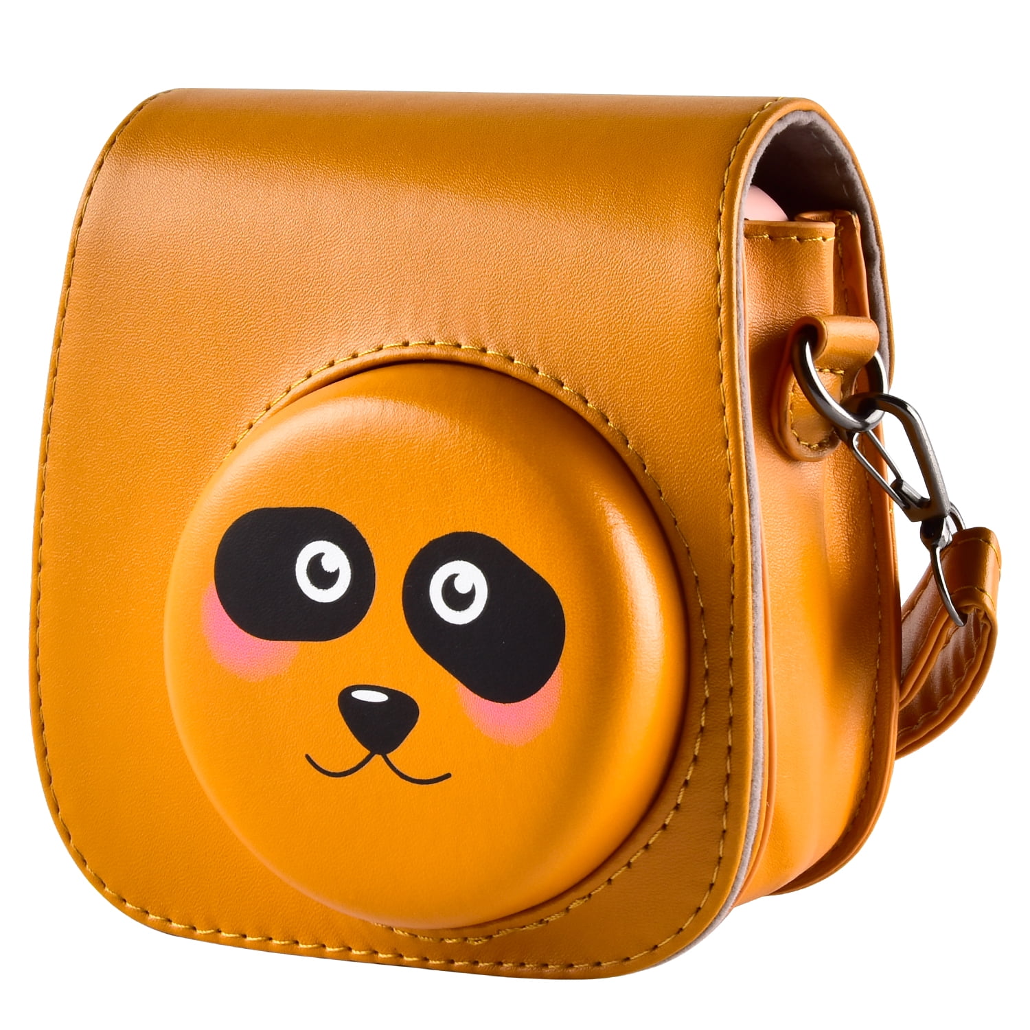 InstantCamera Case, PU Mini Camera Protective Bag for Fujifilm InstaxMini 12 Camera, Portable Travel Camera Carrying Bag with Adjustable Shou 並行輸入