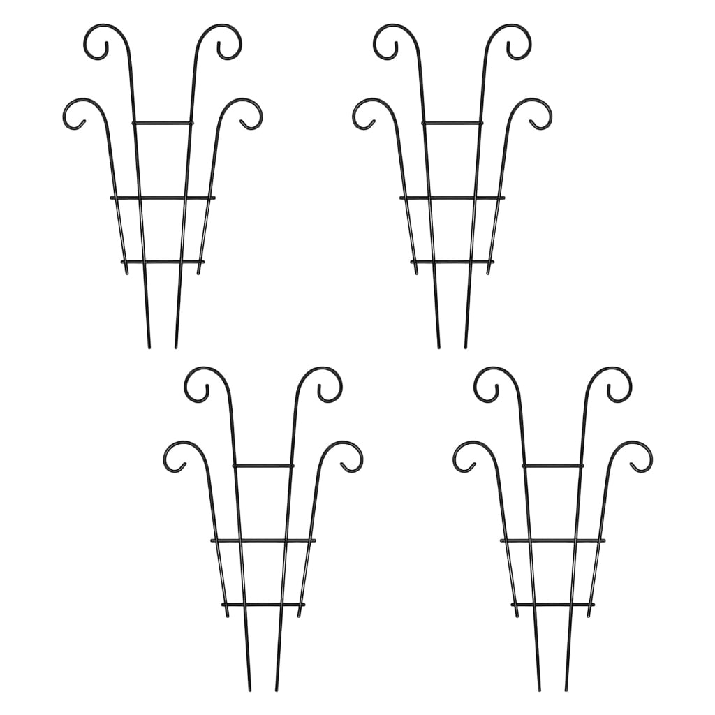Protective Layer Metal Plant Ladder Strong For Tomato Cucumber Grape And Other Climbing Vegetables Flowers