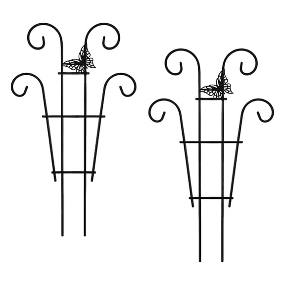 Protective Layer Metal Plant Ladder Strong For Tomato Cucumber Grape And Other Climbing Vegetables Flowers