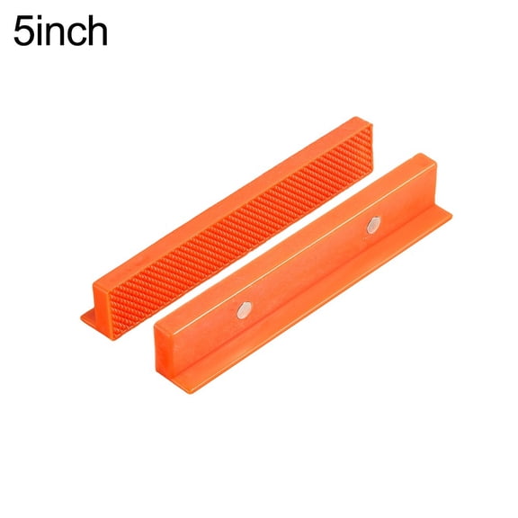 Protective Nylon Vise Pads with Magnetic Attachment Flat Design Anti-Pinch Pads for Carpentry Tools and Workshop Applications (5-inch)