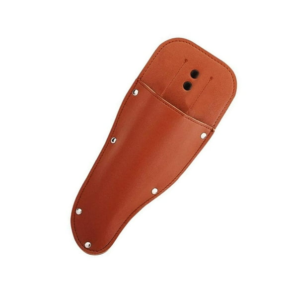 Protective PU Leather Pruning Shears Sheath Pouch for Gardening and Power Tool