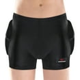thumbnail image 1 of Protective Padded Shorts for Snowboarding Skating Skiing, Hip Butt Tailbone Safety Gear,S, 1 of 7