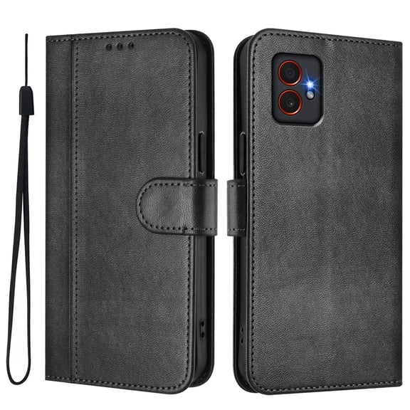 Protective Phone Case for Samsung Xcover 7 Pro,PU/TPU Flip Leather Shockproof Cover Magnetic Book Style Wallet-B2