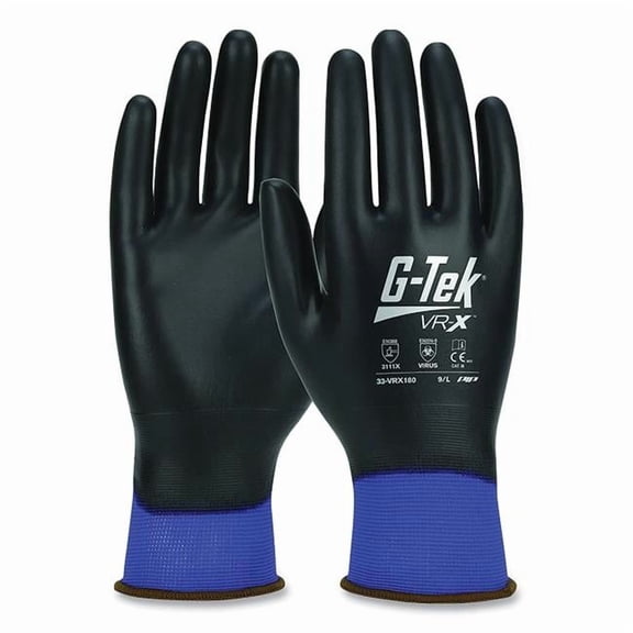 Protective Products 112-33-VRX180-M G-Tek VR-X Full Coated PU Foam Gloves - Medium