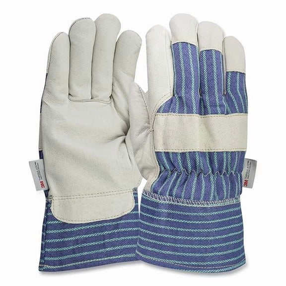 Protective Products 112-78-3927-M Leather Palm Grain Pigskin Insulated Gloves - Medium