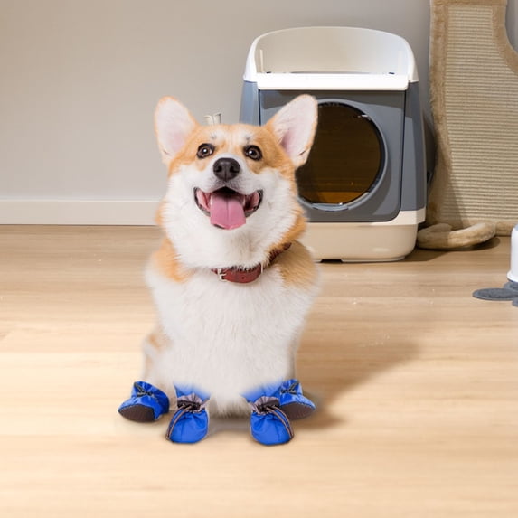 Protective Reflective Winter Dog Shoes Warm Rain Boots For Small Medium Puppy Pet Accessories