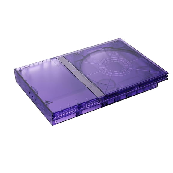 Protective Replacement Case for PS2 7XXXX/9XXXX Series Consoles, Transparent Shell, Multiple Colors, Not Compatible with SCPH-70011
