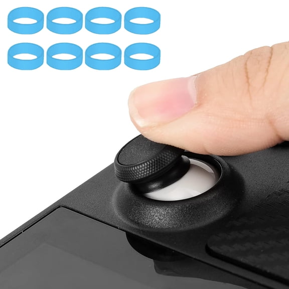 Protective Rocker Rubber Ring Compatible with ROG Ally/Steam Deck/PS5/PS4/Switch Pro Game Controller - Durable Joystick Protection Accessories-Blue