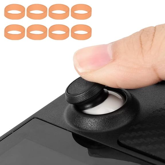 Protective Rocker Rubber Ring Compatible with ROG Ally/Steam Deck/PS5/PS4/Switch Pro Game Controller - Durable Joystick Protection Accessories-Orange