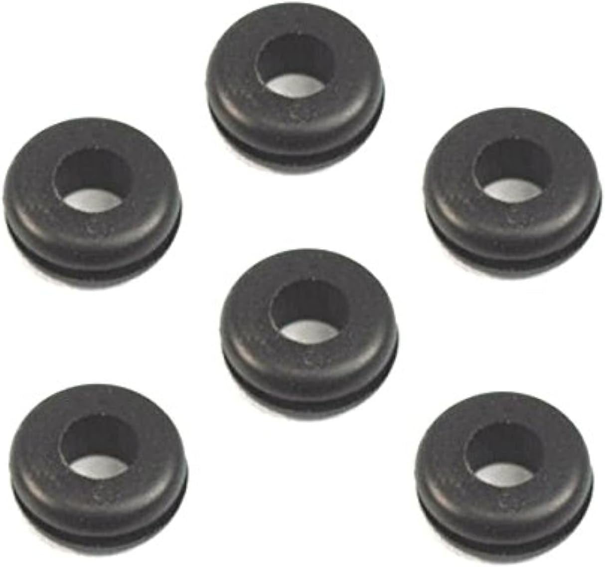 Protective Rubber Wiring Grommets With 1/4 Inch Hole Pack Of 6