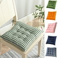thumbnail image 1 of Protective Seat Cushion/Square Chair Pads with Ties, Car Pad Kitchen Dining Chair Cushions Indoor Outdoor Comfort Cushion Breathable Lattice Seat Pads 16x16inch, 1 of 8