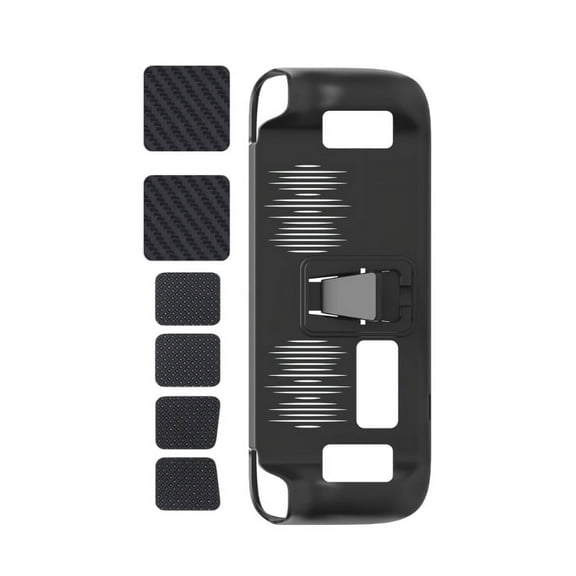 Protective Shell-Back Case with Bracket Anti-scratch Handheld Protective Case Replacement Fit for Steam Deck Accessories