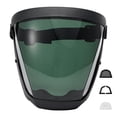 thumbnail image 1 of Protective Shield Anti Fog Adult Shield Face Mask, Durable Plastic Face Shield Visor, Protective Head Cover with Semi-Enclosed Design, for Safety, Clear Visor, 1Pc, Multicolor(Black3,7.3x5.3"), 1 of 9