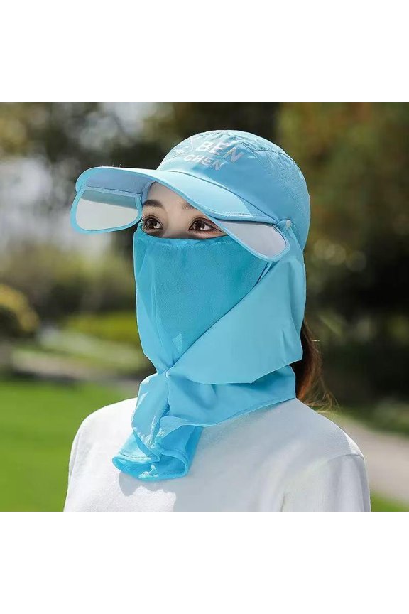 Protective Shield Sun Protection Cap Breathable UV Protection Sunscreen Cap
