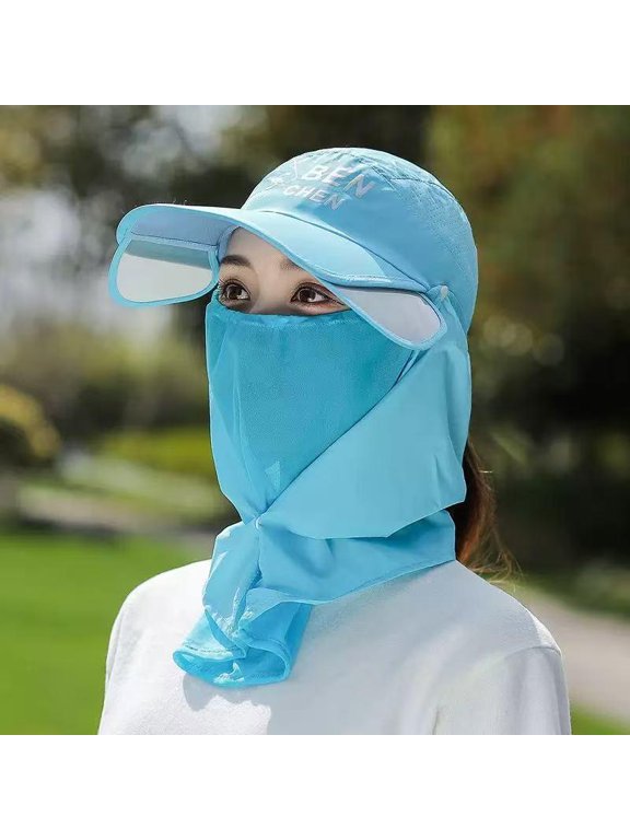 Protective Shield Sun Protection Cap Breathable UV Protection Sunscreen Cap