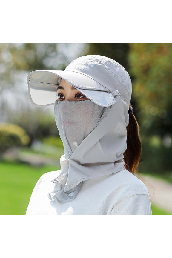 Protective Shield Sun Protection Cap Breathable UV Protection Sunscreen Cap