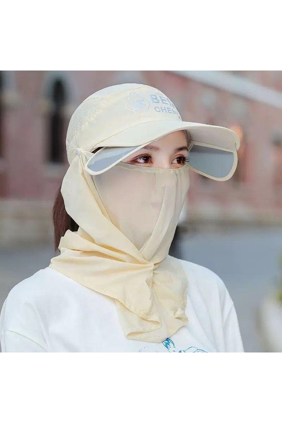 Protective Shield Sun Protection Cap Breathable UV Protection Sunscreen Cap