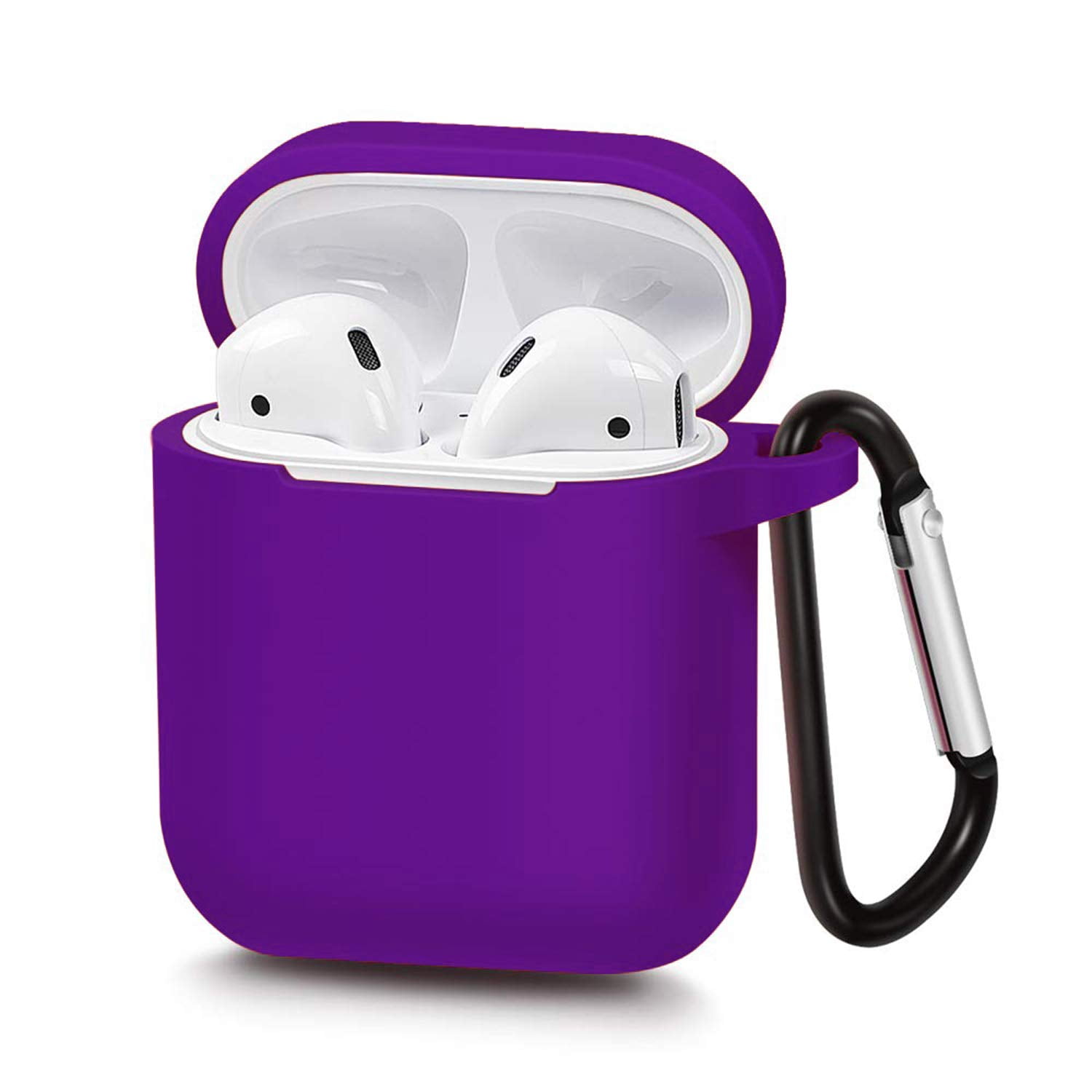 Protective Silicone Case Cover for AirPods with Keychain Durable Skin for Apple AirPod Charging Case TIKA Walmart