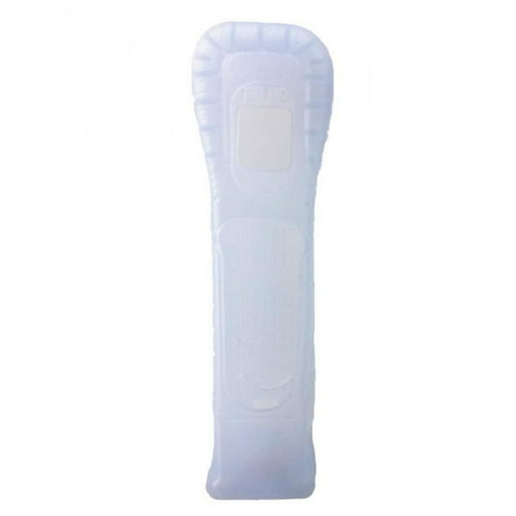 Protective Silicone Cover Case and Hand Strap Kit Compatible with Nintendo Wii Remote Controller-White