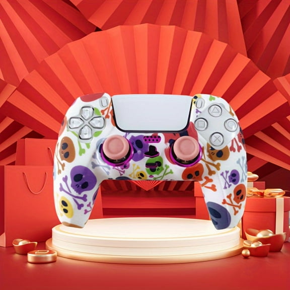 Protective Silicone Cover for PS5 Controller - Enhanced Grip and Protection for PS5 Accessories and Console