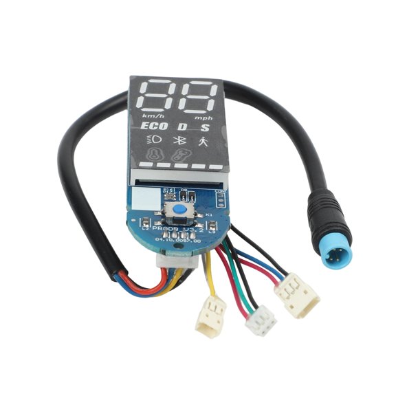 Protective Silicone Display Screen Kit Cover for Ninebot F20 for F40 Control Panel Switch Panel with Easy Installation (Single Blue)