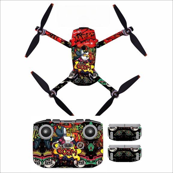 Protective Skin Sticker for DJI Lito 1 Drone, Dustproof PVC Decorative Wrap Accessory, Waterproof Anti-Fade Removable Custom Decal
