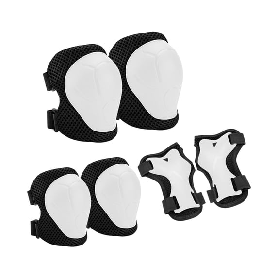 Protective Sports Gear Set with Knee, Elbow & Wrist Protectors for Skateboarding, Cycling, Roller Skating & Extreme Sports Safety