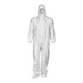 thumbnail image 1 of Protective Suit XXL : Disposable : Breathable : Durable Full Coverage with Hood & Boot Covers : Non-Woven Polypropylene, 1 of 1