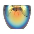 thumbnail image 1 of Protective Sunglasses Visor, Czzoypi Full Face Cover UV400 Unisex, Plastic Frame Composite Lens Anti-Fog Breathable for Sports Outdoor Activities, Gold, 1 of 2