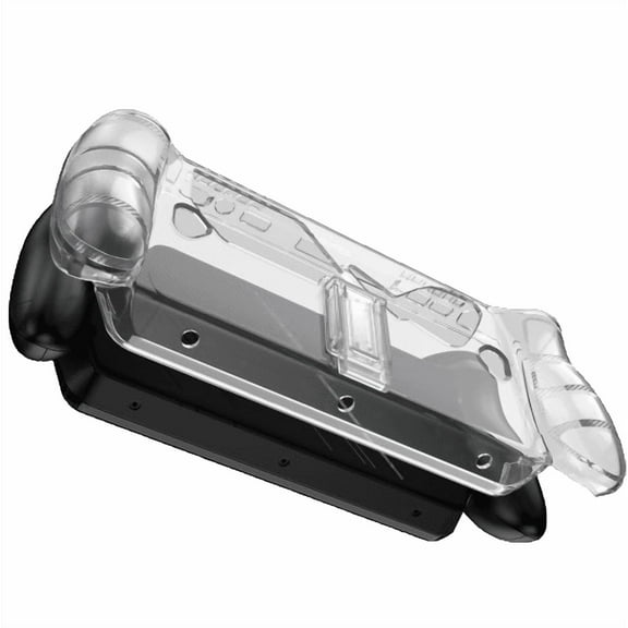 Protective TPU Case Compatible for ROG Xbox ALLY for ALLY X, Transparent Gaming Console Shell Dust-proof Protection Cover Sleeve Handheld Game Console Storage Case with Stand(Case Only)