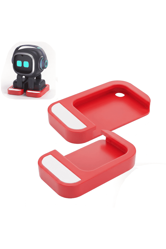 Protective Walking Shoes for Emo Robot, Foot Covers with Open Sensor Ports and Quiet Walking Design, Charging-Friendly Accessory for Home Use