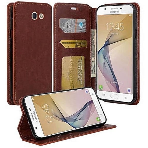 Protective Wallet Stand Case for Samsung Galaxy J7 (J7 Perx, J7 Sky Pro, J7 V; 2017), Perfect Fit