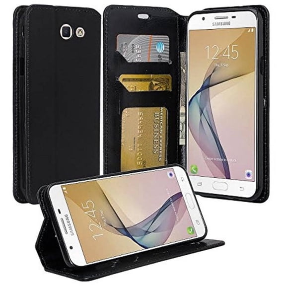 Protective Wallet Stand Case for Samsung Galaxy J7 (J7 Perx, J7 Sky Pro, J7 V; 2017), Perfect Fit