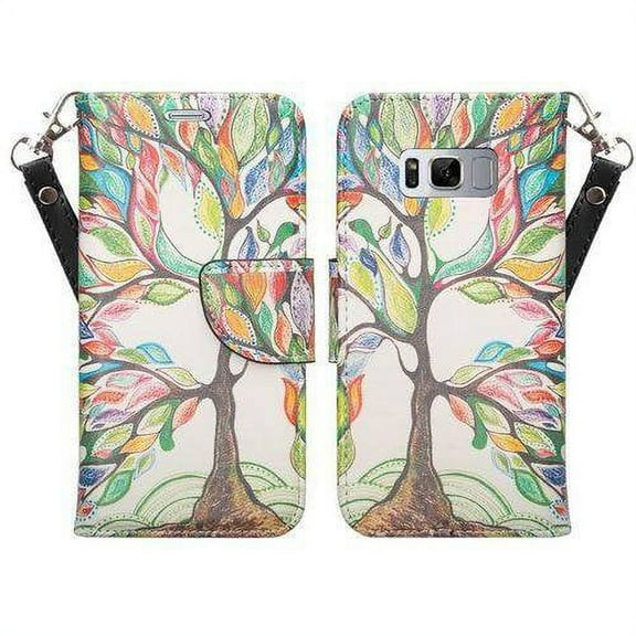 Protective Wallet Stand Case for Samsung Galaxy s8 Perfect Fit