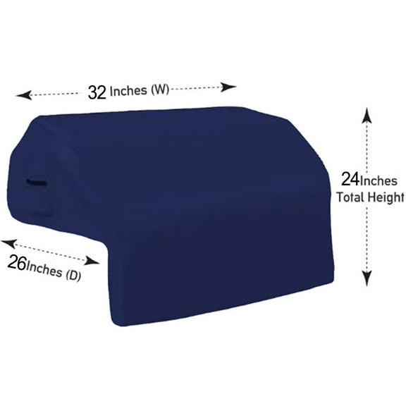 Protective Waterproof Bbq Grill Cover With Builtin Rack For Outdoor Use