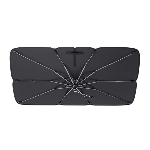 Protective Windshield Cover Windscreen Sun Shade Umbrella For Car Adjustable Bendable Handle Quick Installation