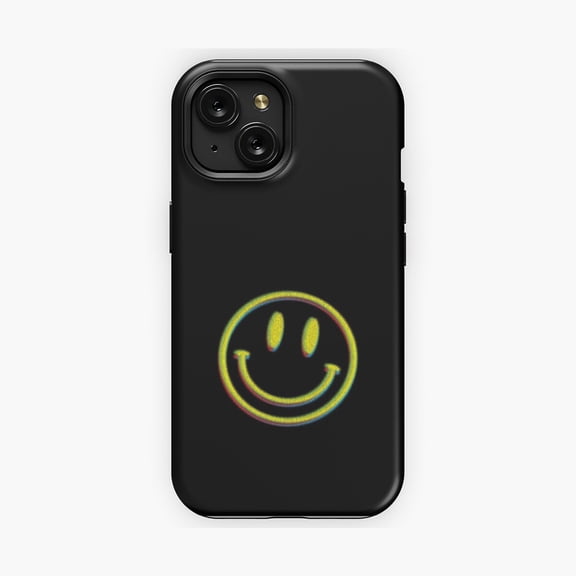 Protective iPhone Case Acid Smiley Retro Graphic Phone Case IP13/14 Magnetic MagSafe Compatible