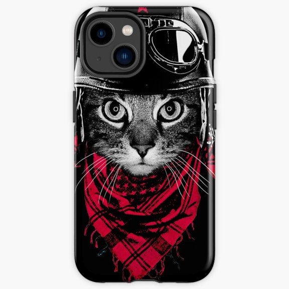 Protective iPhone Case Adventurer Cat Classic Retro Fantasy Game Rpg Class Cover Variant IP15 Magnetic MagSafe Compatible