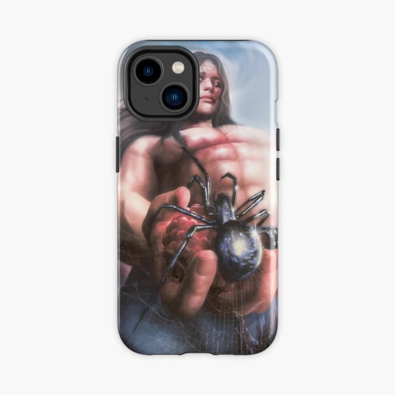 Protective iPhone Case Alternative Music Spider Inspired Phone Case IP13/14 Magnetic MagSafe Compatible
