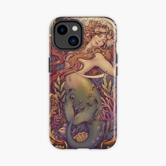 Protective iPhone Case Andersen Little Mermaid Storybook Phone Case IP13/14 Magnetic MagSafe Compatible