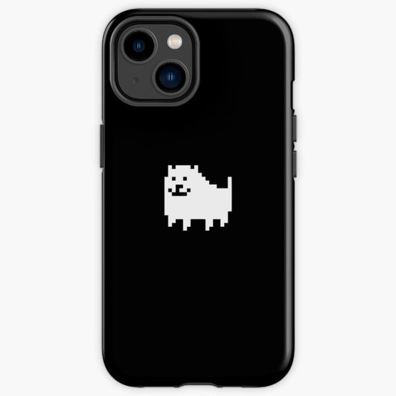 Protective iPhone Case Annoying Dog Undertale Pixel Graphic Retro 8-Bit Arcade Cover IP15 Magnetic MagSafe Compatible