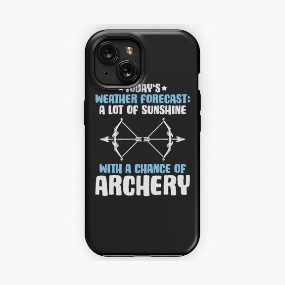 Protective iPhone Case Archer Archery Bow Hunting Bowman Arrow Bow Hunter Phone Case Archery Sports Fans Version Three IP13/14 Magnetic MagSafe Compatible