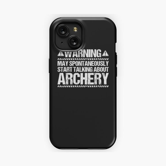 Protective iPhone Case Archer Archery Bow Hunting Bowman Arrow Bow Hunter Phone Case Outdoor Lovers Version Two IP16 Magnetic MagSafe Compatible
