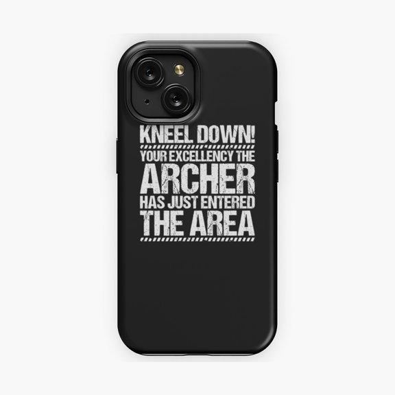 Protective iPhone Case Archer Archery Bow Hunting Bowman Arrow Bow Hunter Phone Case Sports Fans Version Two IP13/14 Magnetic MagSafe Compatible