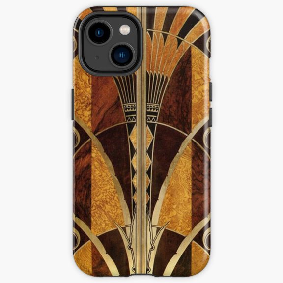 Protective iPhone Case Art Deco Hard Case Guard IP15 Magnetic MagSafe Compatible