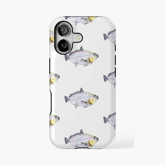 Protective iPhone Case Atlantic Croaker Fish Phone Case IP13/14 Magnetic MagSafe Compatible